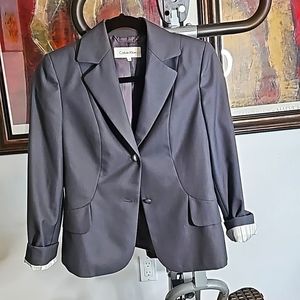 CCALVIN KLEIN GRAY BLAZER